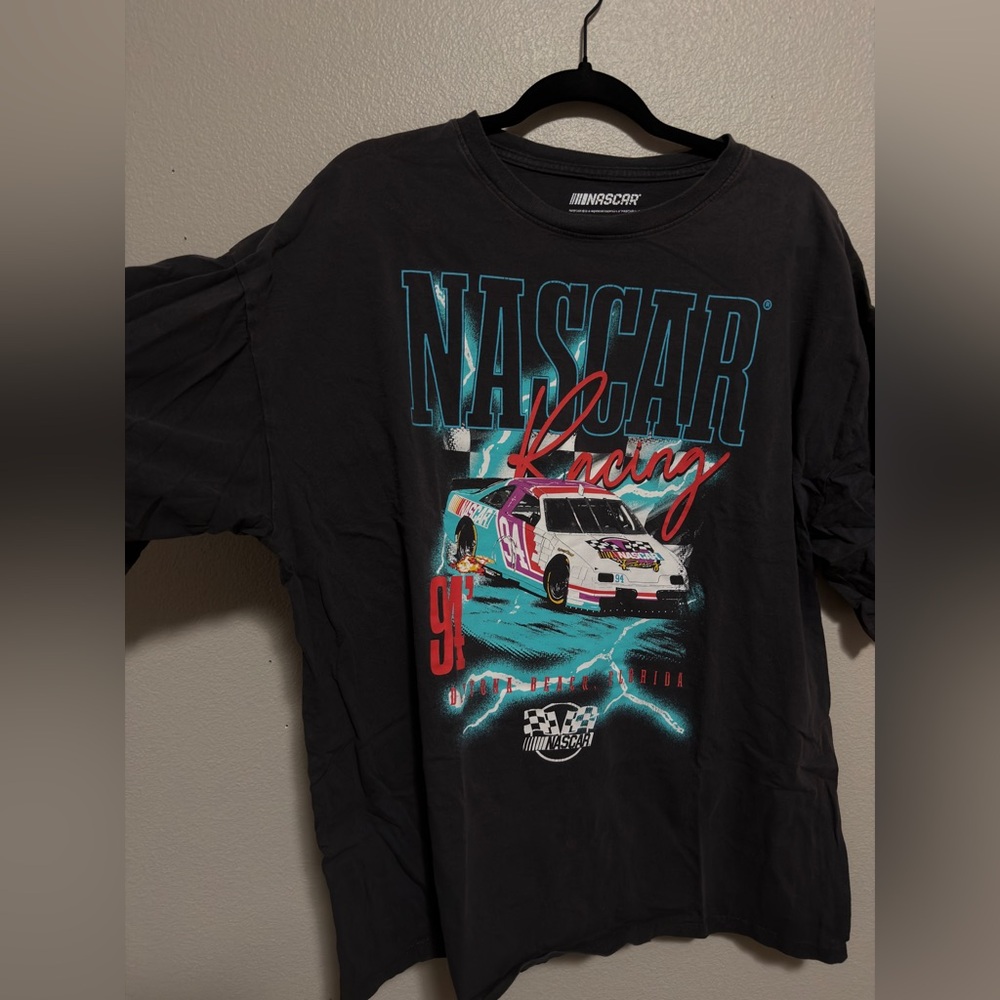 Nascar dark grey graphic tee